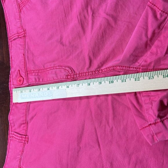 Maurices Women’s Size 22 Chino Shorts Stretch 5 Pocket Style Pink Casual Summer - Picture 6 of 7